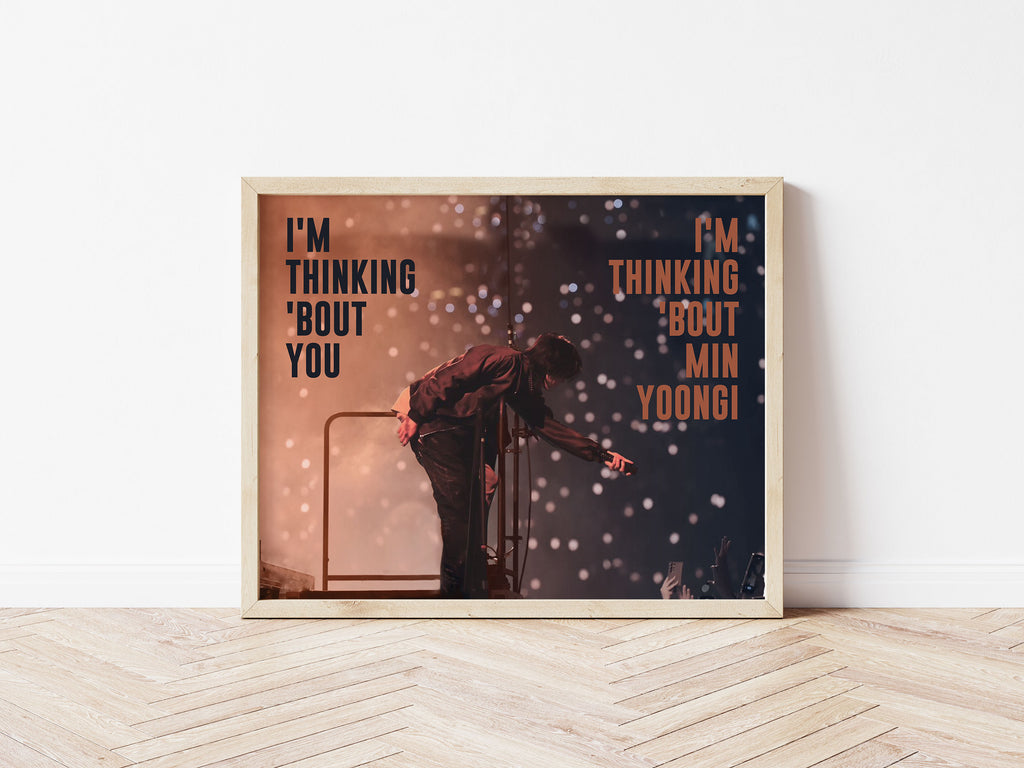 SDL - Thinking About Yoongi Suga Print