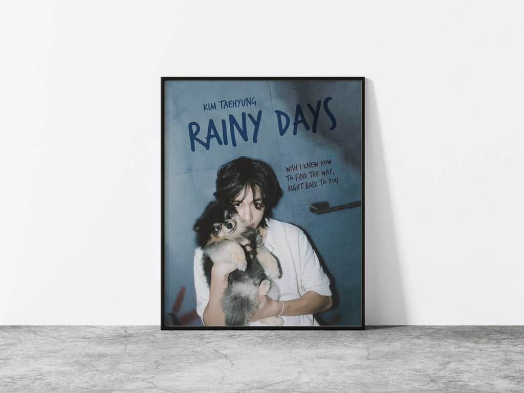 Rainy Days V Taehyung Print