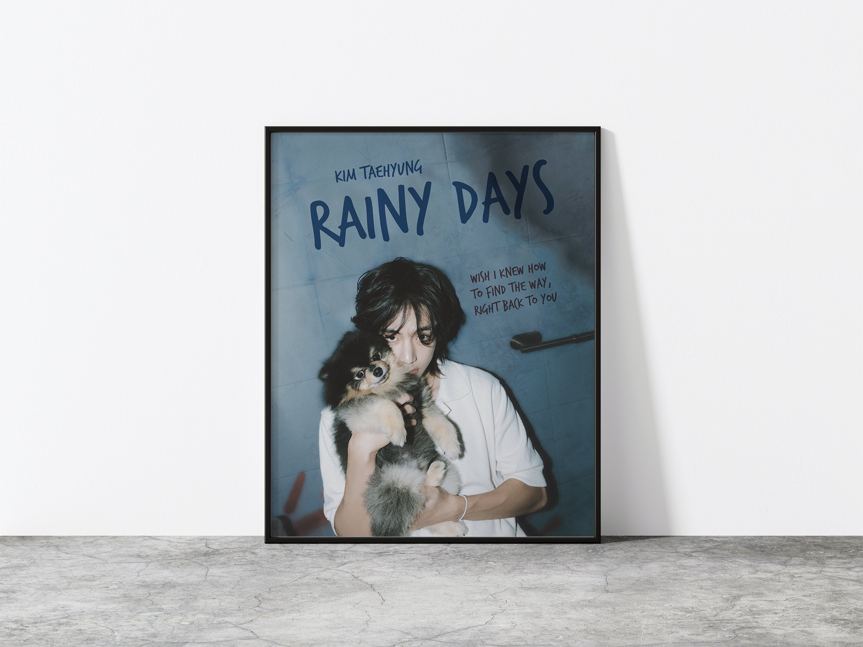 Rainy Days V Taehyung Print
