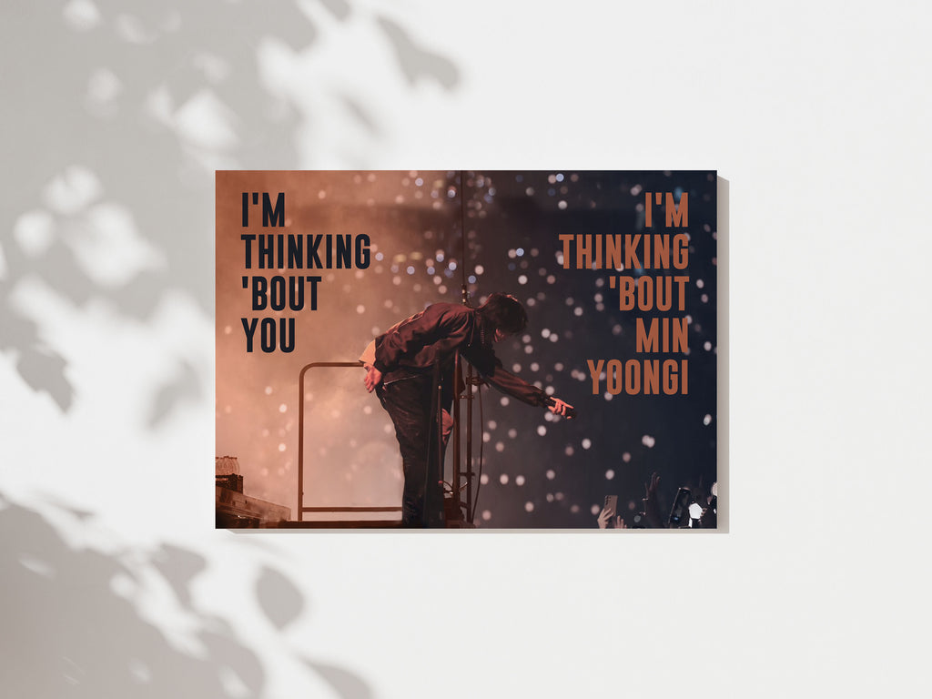 SDL - Thinking About Yoongi Suga Print