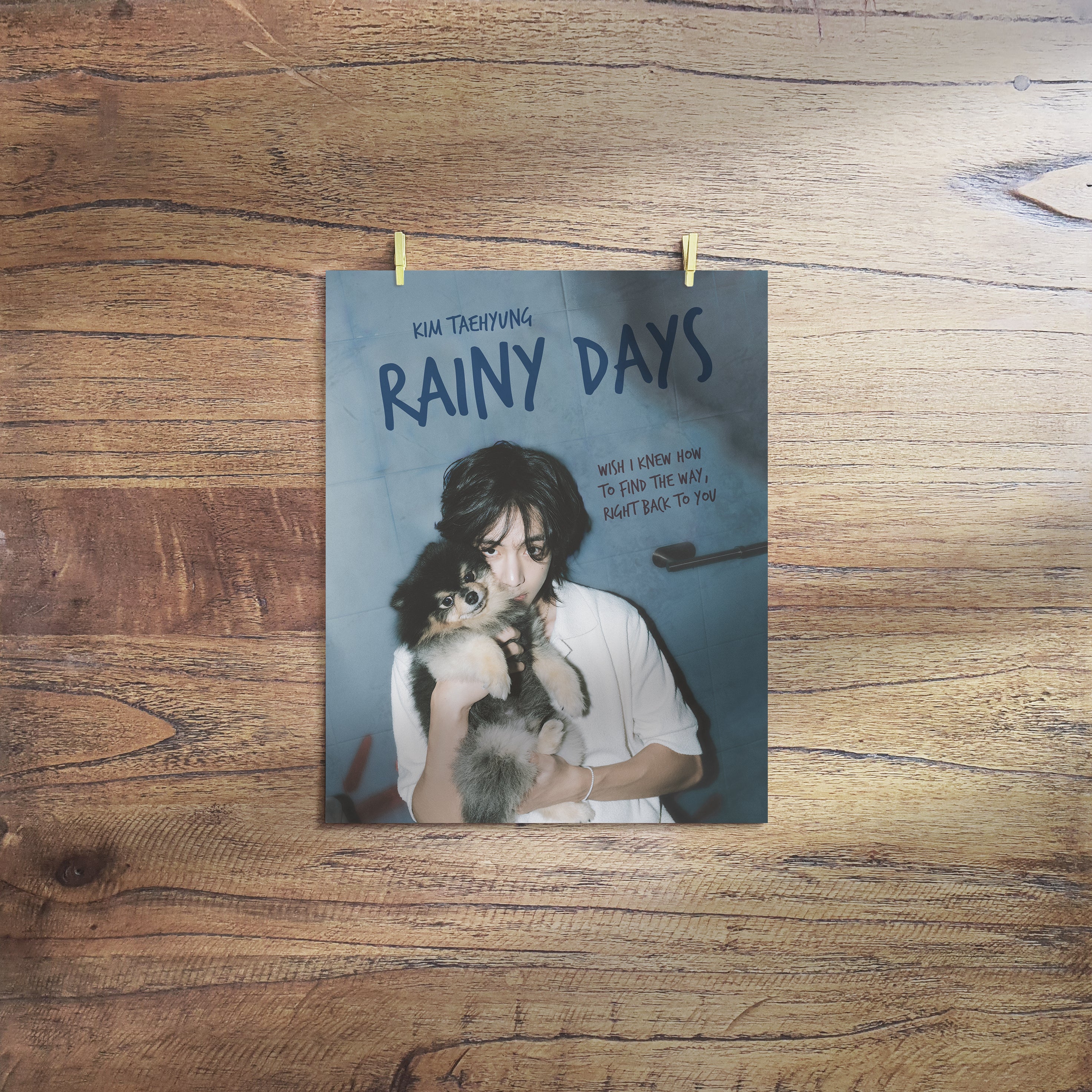 Rainy Days V Taehyung Print