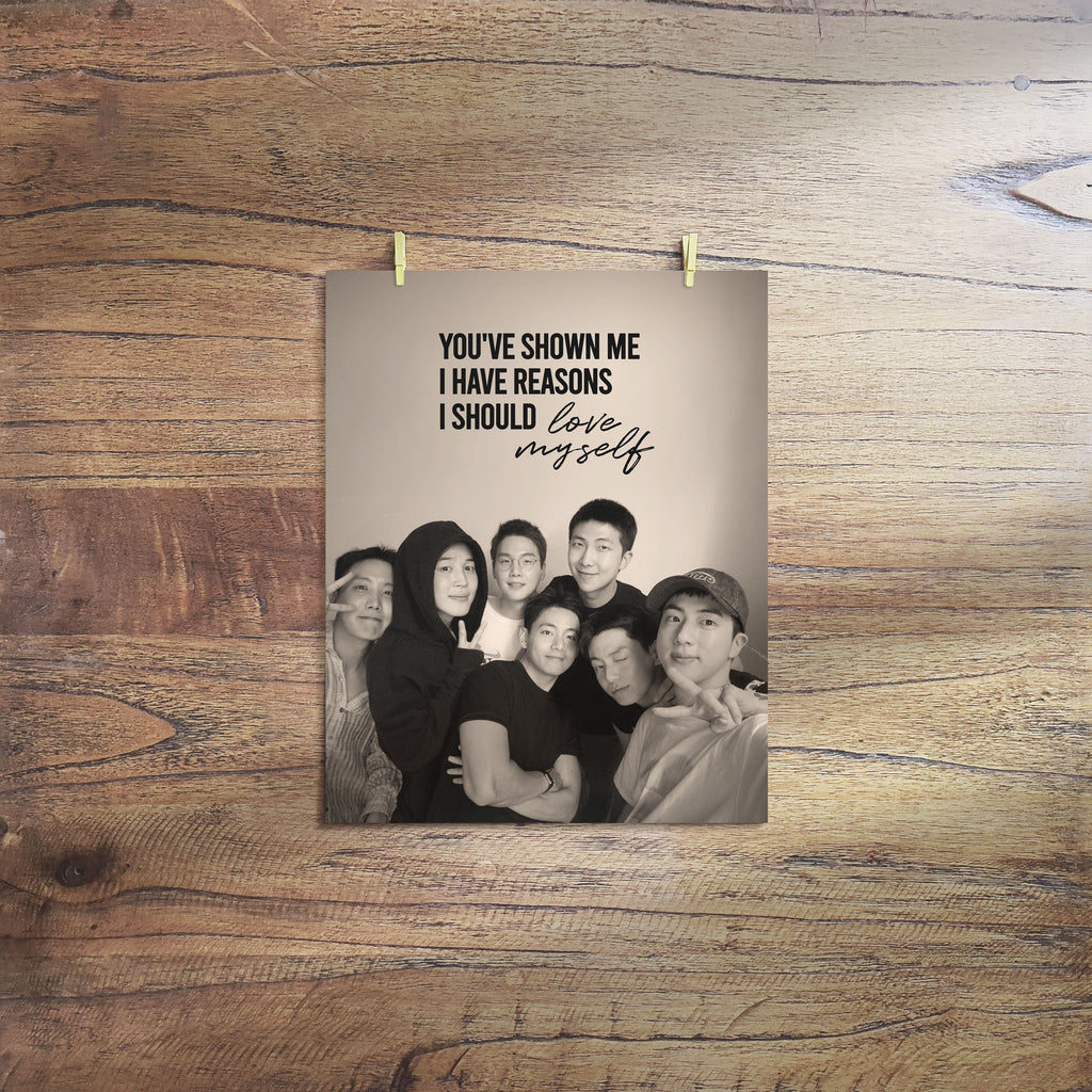 Selca Love Myself BTS Print