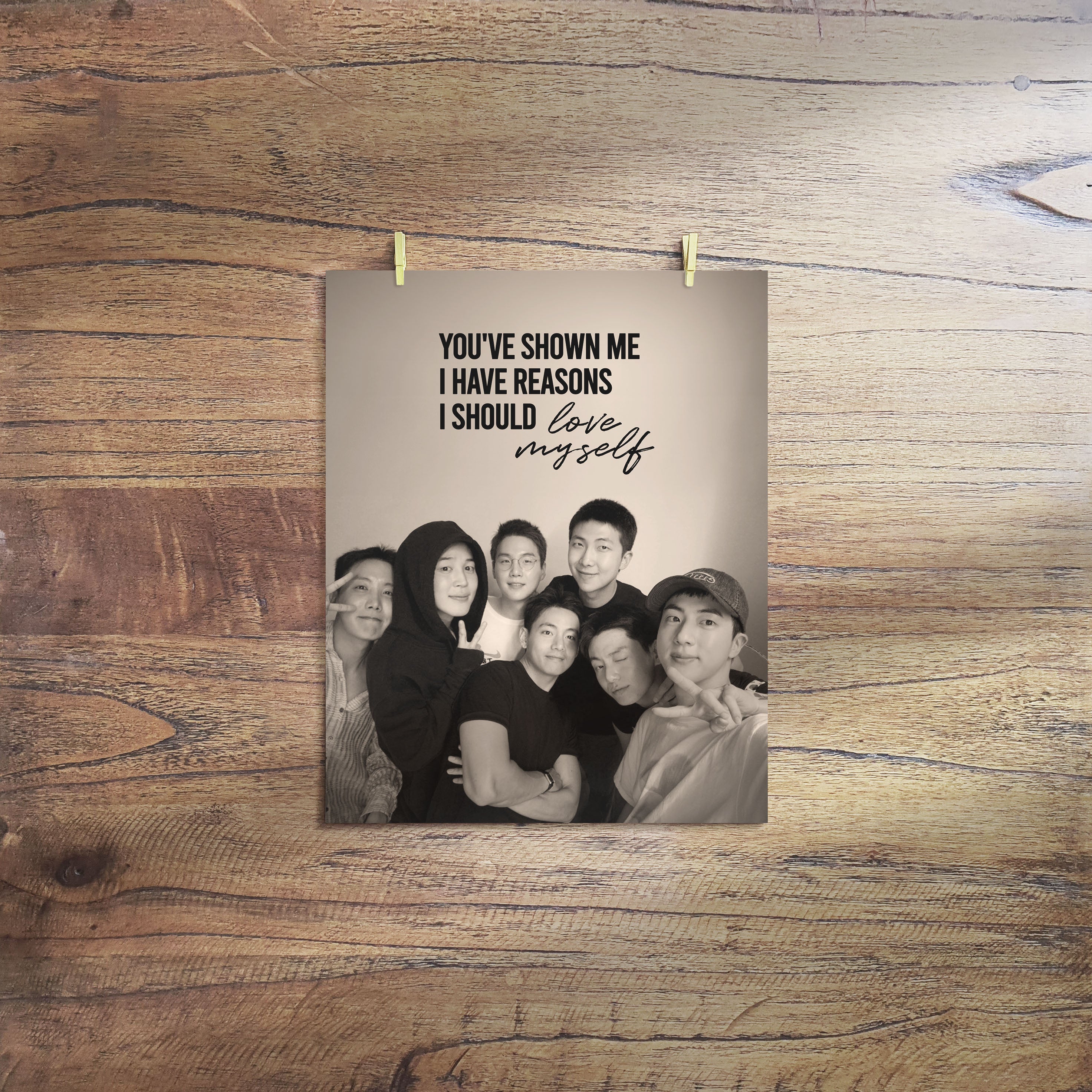 Selca Love Myself BTS Print