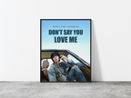 Don't Say You Love Me Jin Print