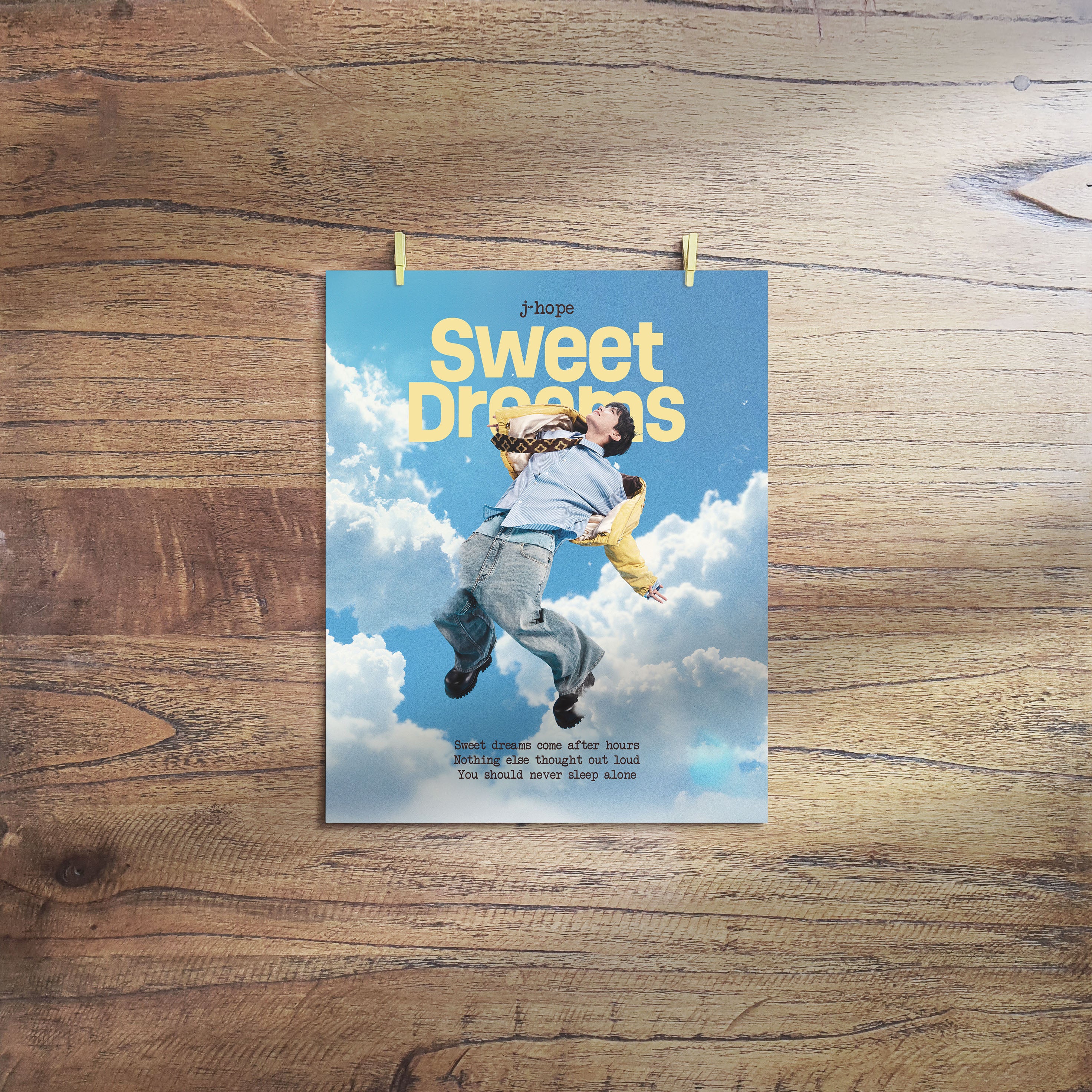 Sweet Dreams Movie Poster j-hope Print