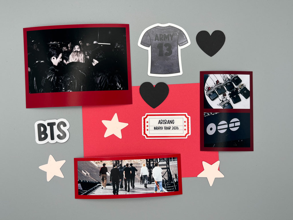 ARMY Bangtan Arirang Red Journal Kit