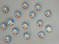 RM Blue Profile 1.25" Button