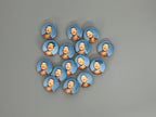 RM Blue Profile 1.25" Button