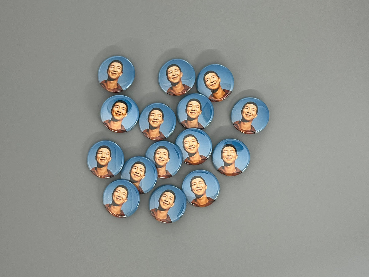 RM Blue Profile 1.25" Button