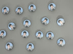 Jin Blue Profile 1.25" Button