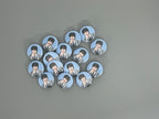 Jin Blue Profile 1.25" Button