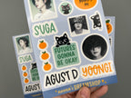 Suga Sticker Sheet