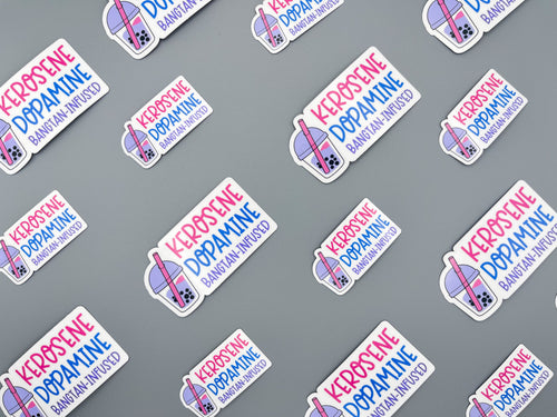 Bangtan Infused Boba Tea Sticker