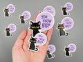Suga You Know BTS Black Cat Sticker