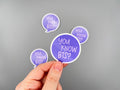 Suga You Know BTS Quote Sticker