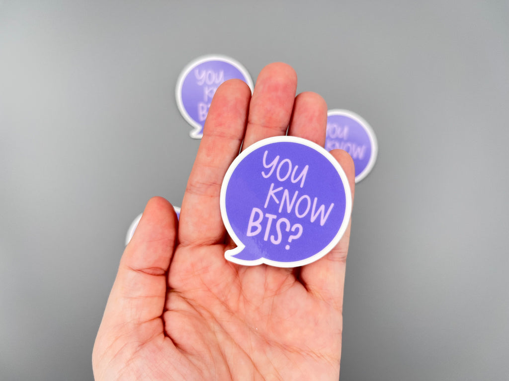 Suga You Know BTS Quote Sticker