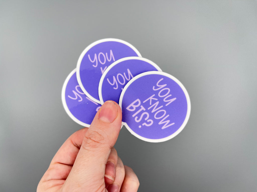 Suga You Know BTS Quote Sticker
