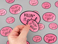j-hope Killing It Girl Sticker