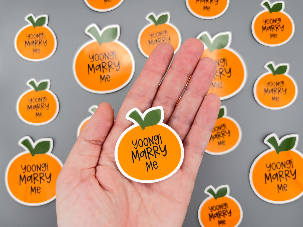 Suga Yoongi Marry Me Sticker