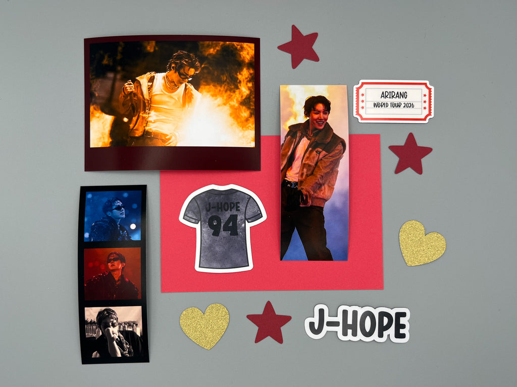 jhope Arirang Red Journal Kit
