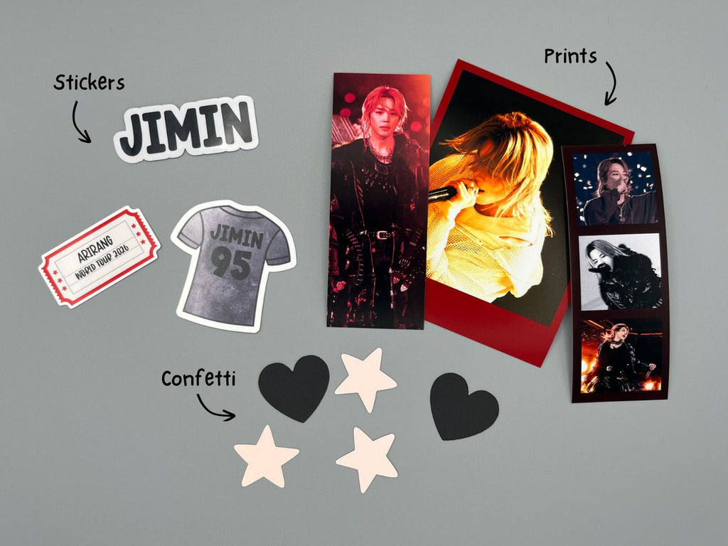 Jimin Arirang Red Journal Kit