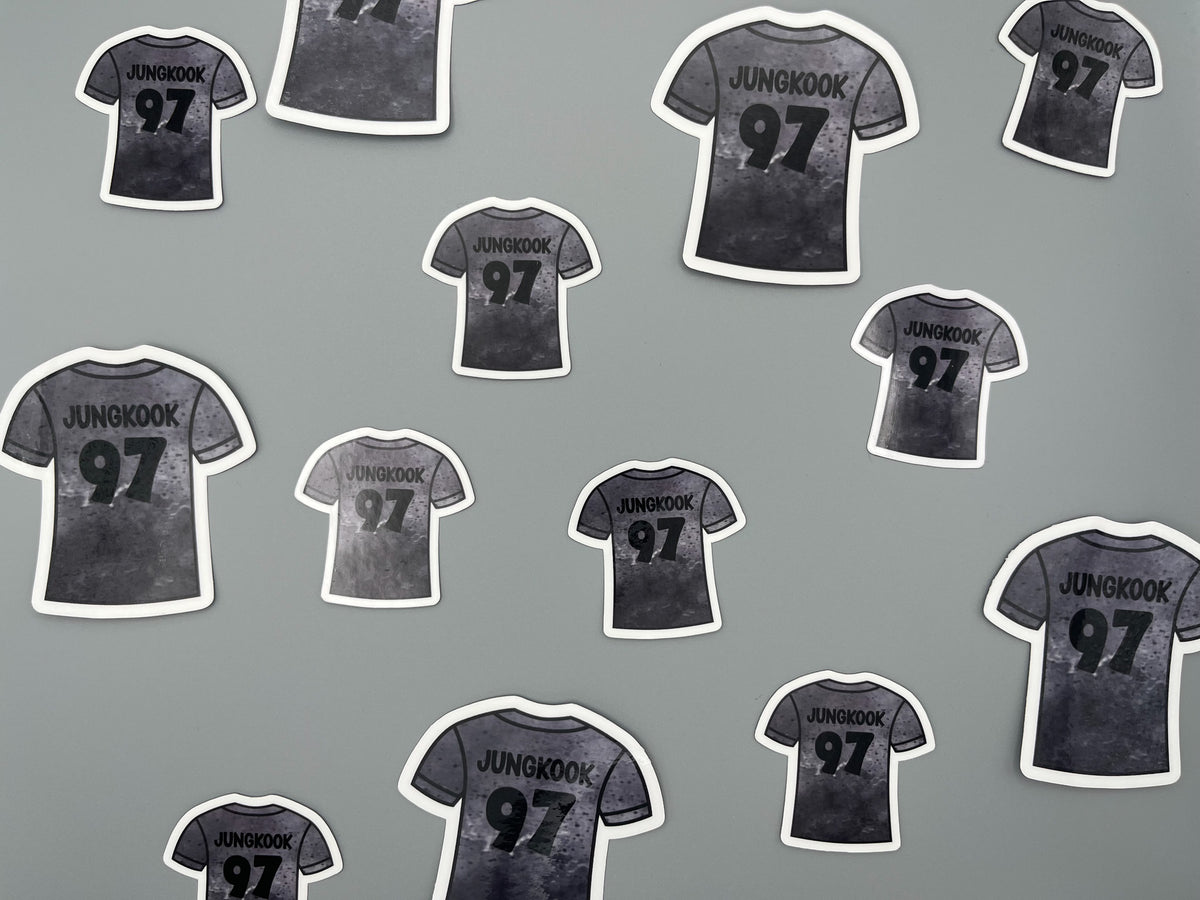 Jungkook Concert Jersey Sticker