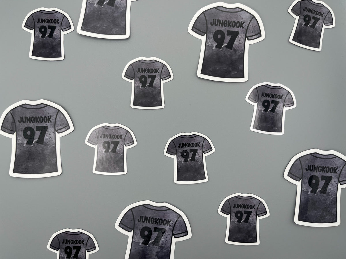 Jungkook Concert Jersey Sticker