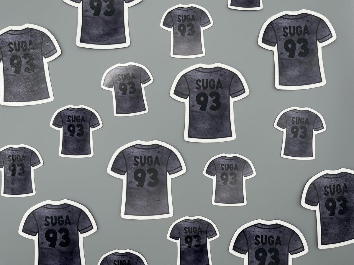 Suga Concert Jersey Sticker