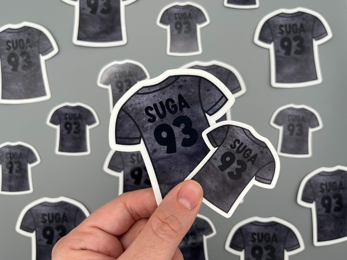 Suga Concert Jersey Sticker