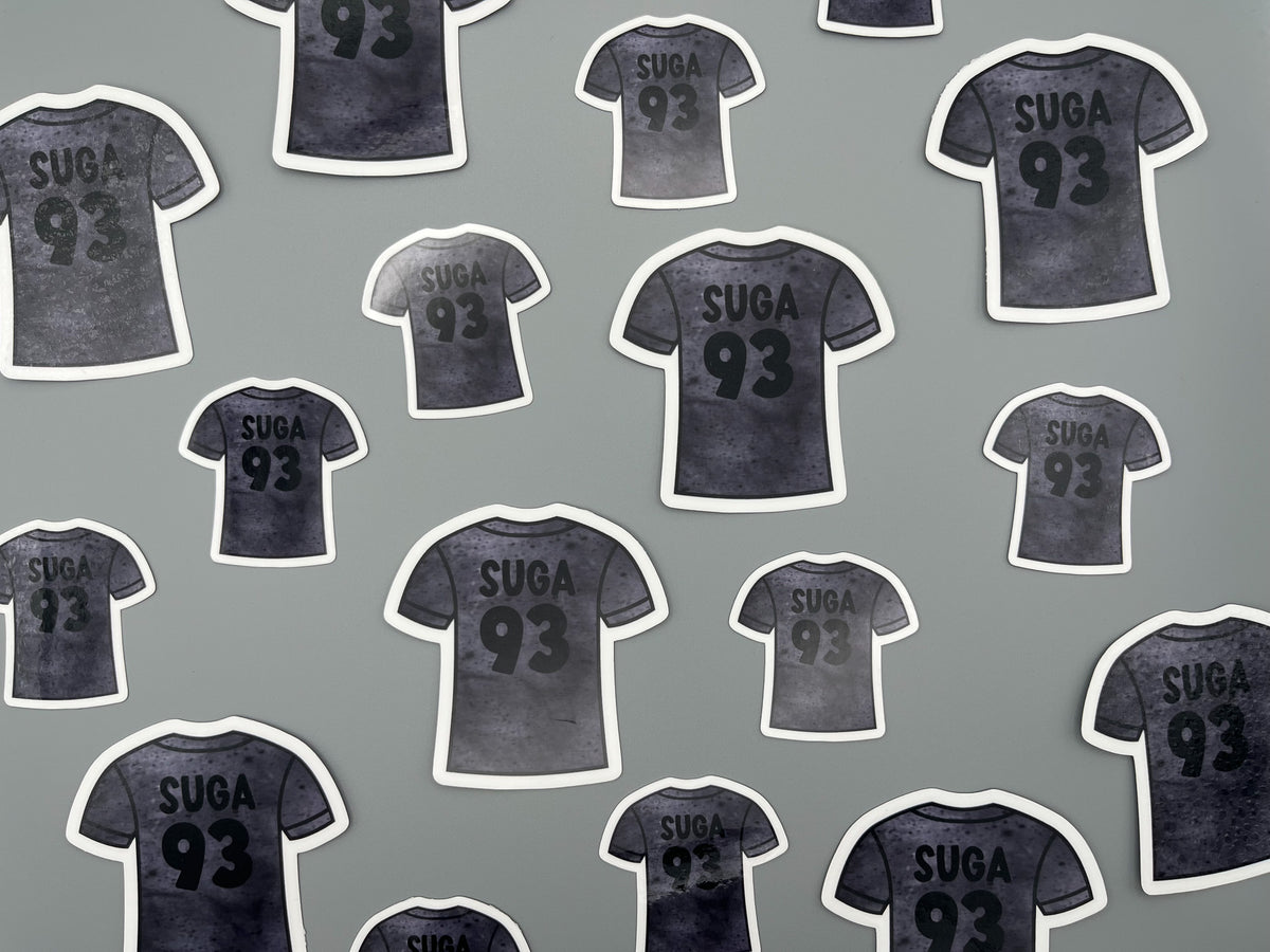 Suga Concert Jersey Sticker