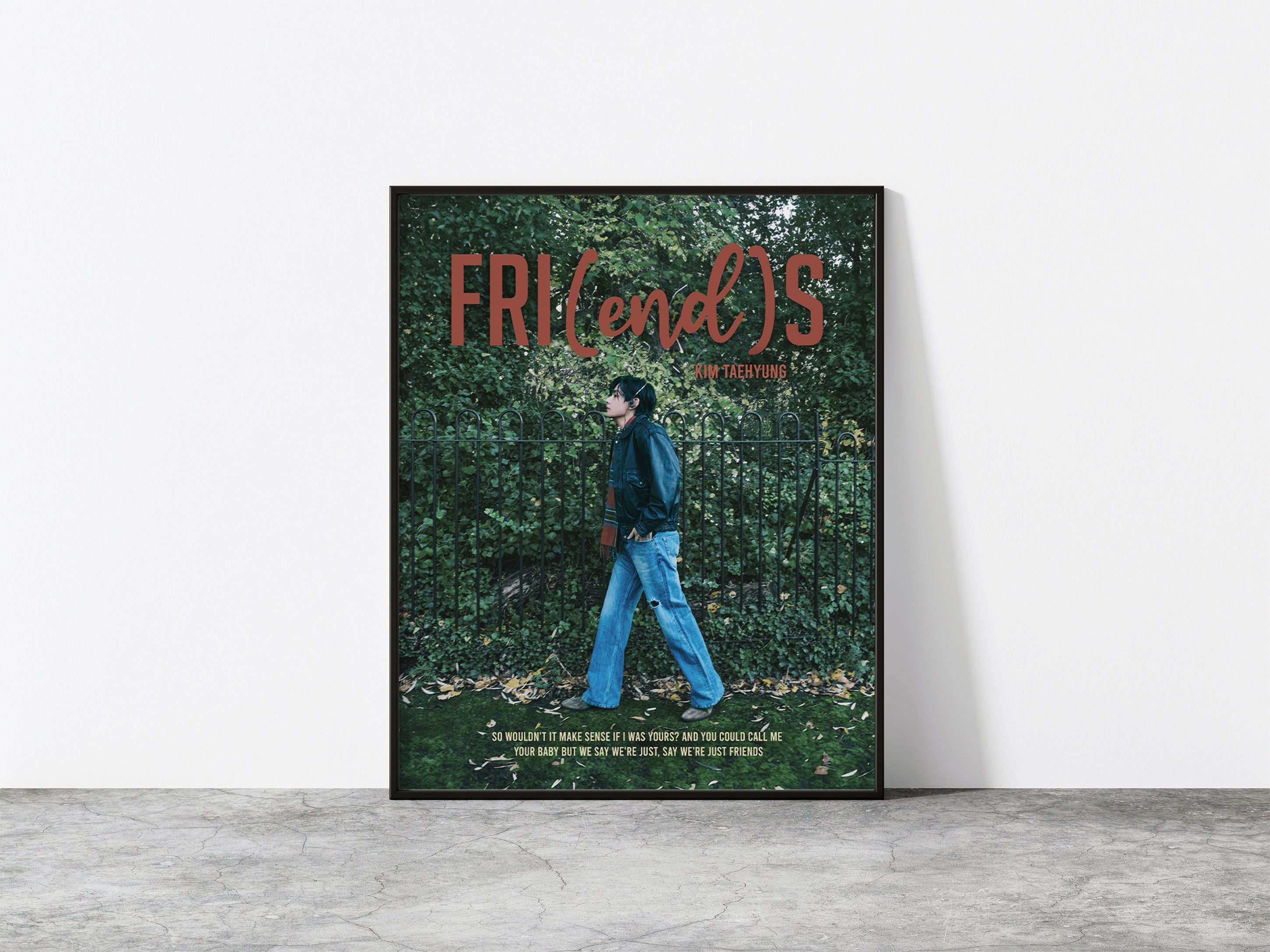 Fri(end)s V Taehyung Print