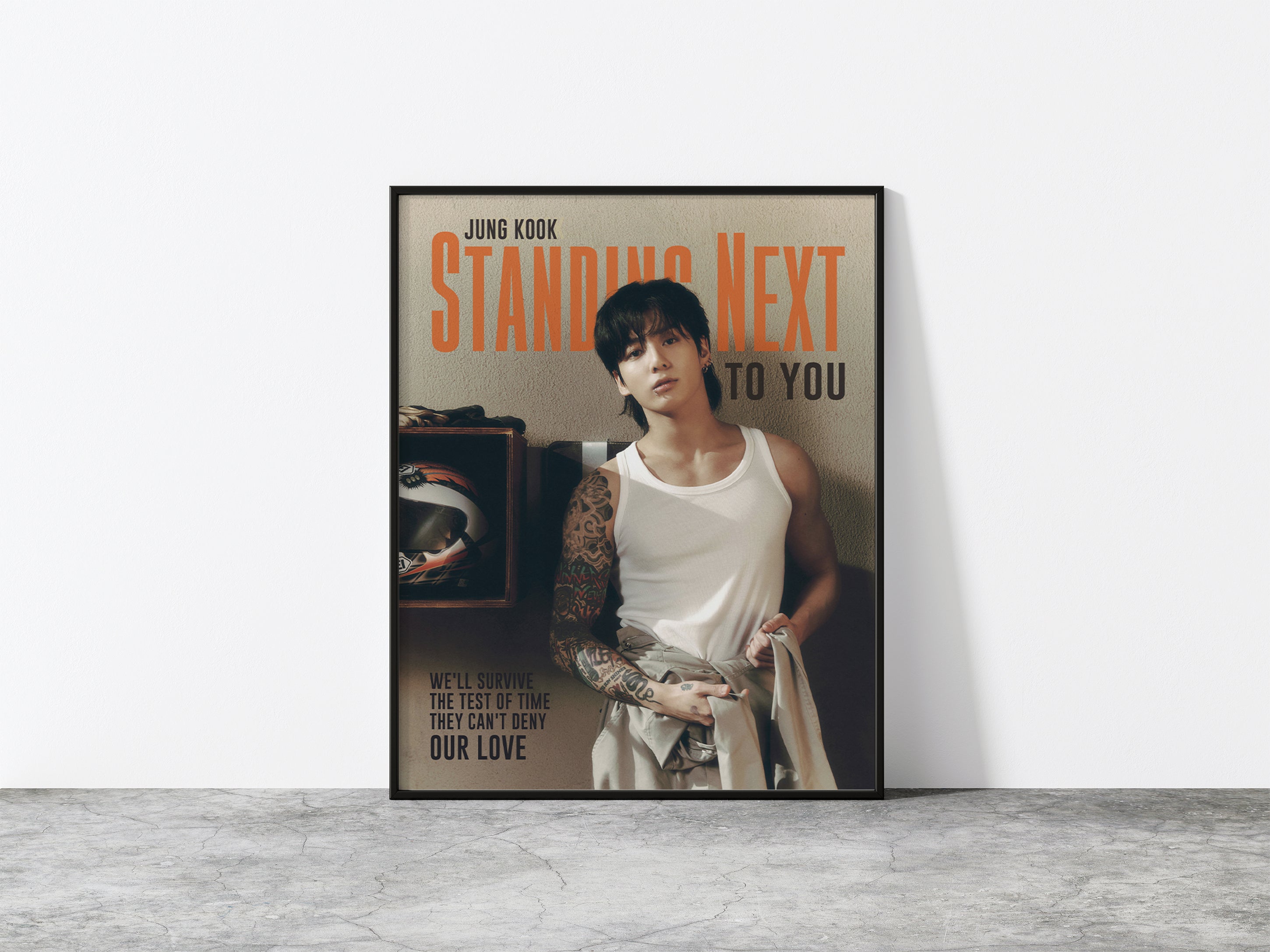 Standing Next To You Jungkook Print