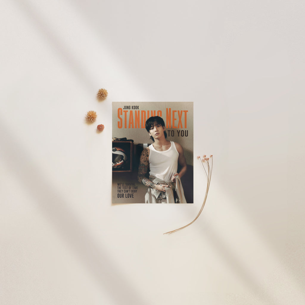 Standing Next To You Jungkook Print