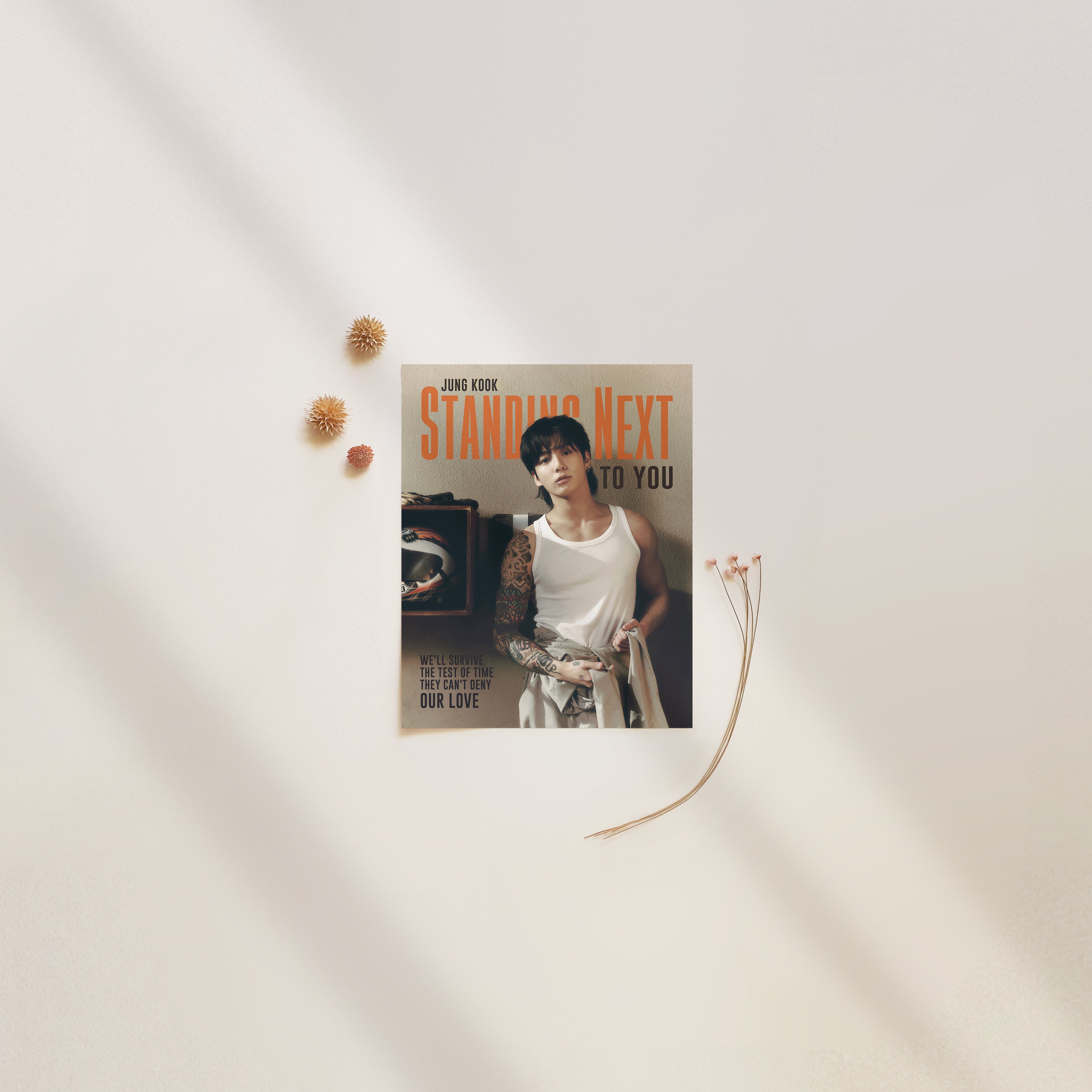 Standing Next To You Jungkook Print
