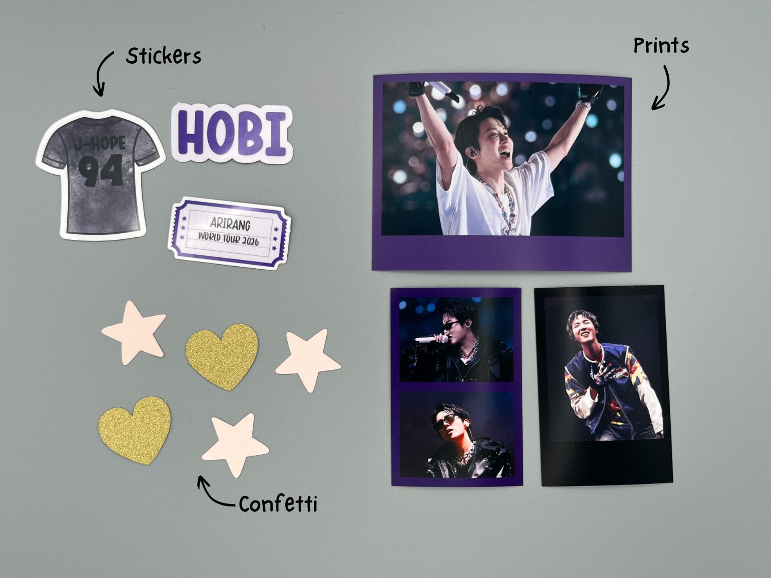 jhope Arirang Purple Journal Kit