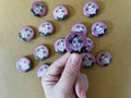 Jimin Purple Profile 1.25" Button