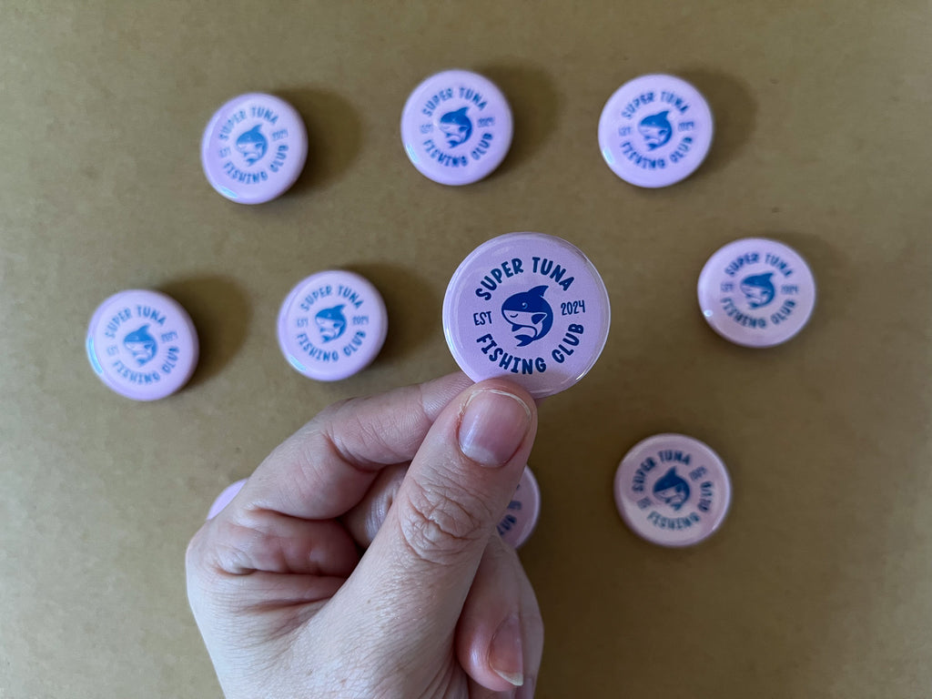 Super Tuna 1.25" Button