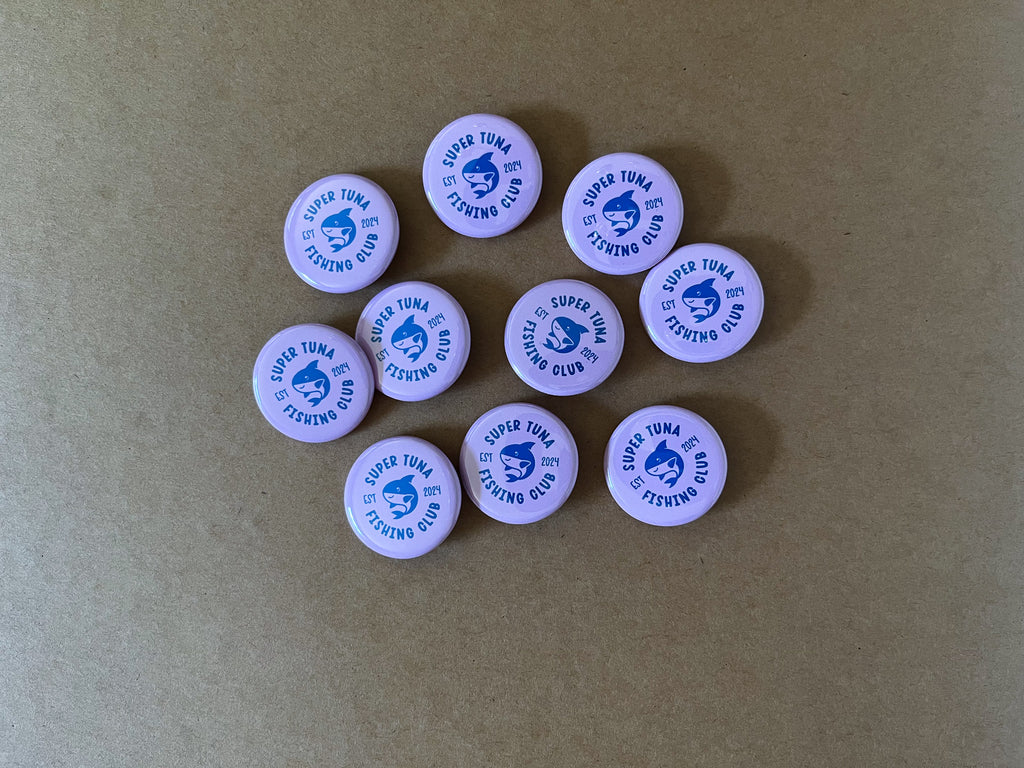 Super Tuna 1.25" Button