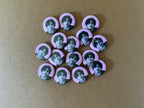 V Pink Profile 1.25" Button